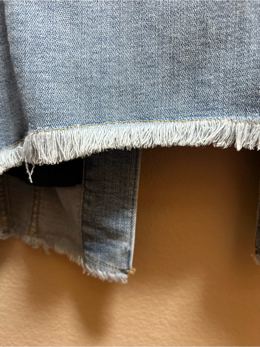 Liverpool Los Angeles Trucker Jacket Light Blue Denim with Fray Hem - Picture 11 of 12